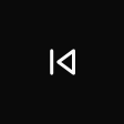 The skip-back icon (dark theme)