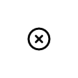 The x-circle icon (light theme)